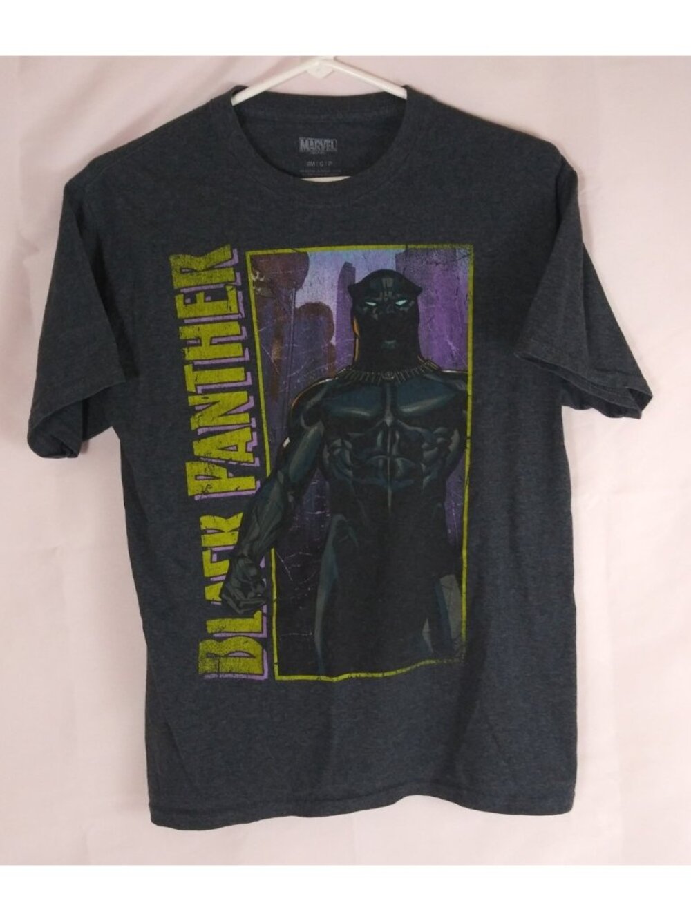 Marvel Black Panther Movie Graphic Tee Unisex Size Small 100% Cotton